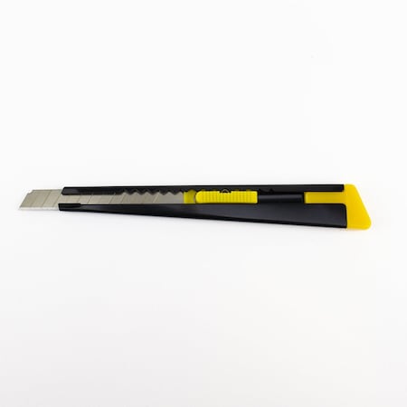 Excel Blades K14 Light Duty Metal Retractable Box Cutter 9mm Snap Knife Black, 12pk 16014